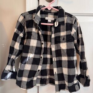 Burberry Monochrome Checkered Shirt kids 5